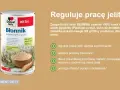 Doppelherz aktiv Błonnik z babki jajowatej reguluje pracę jelit. To naturalny błonnik pokarmowy, który wspomaga trawienie i ułatwia wypróżnianie.