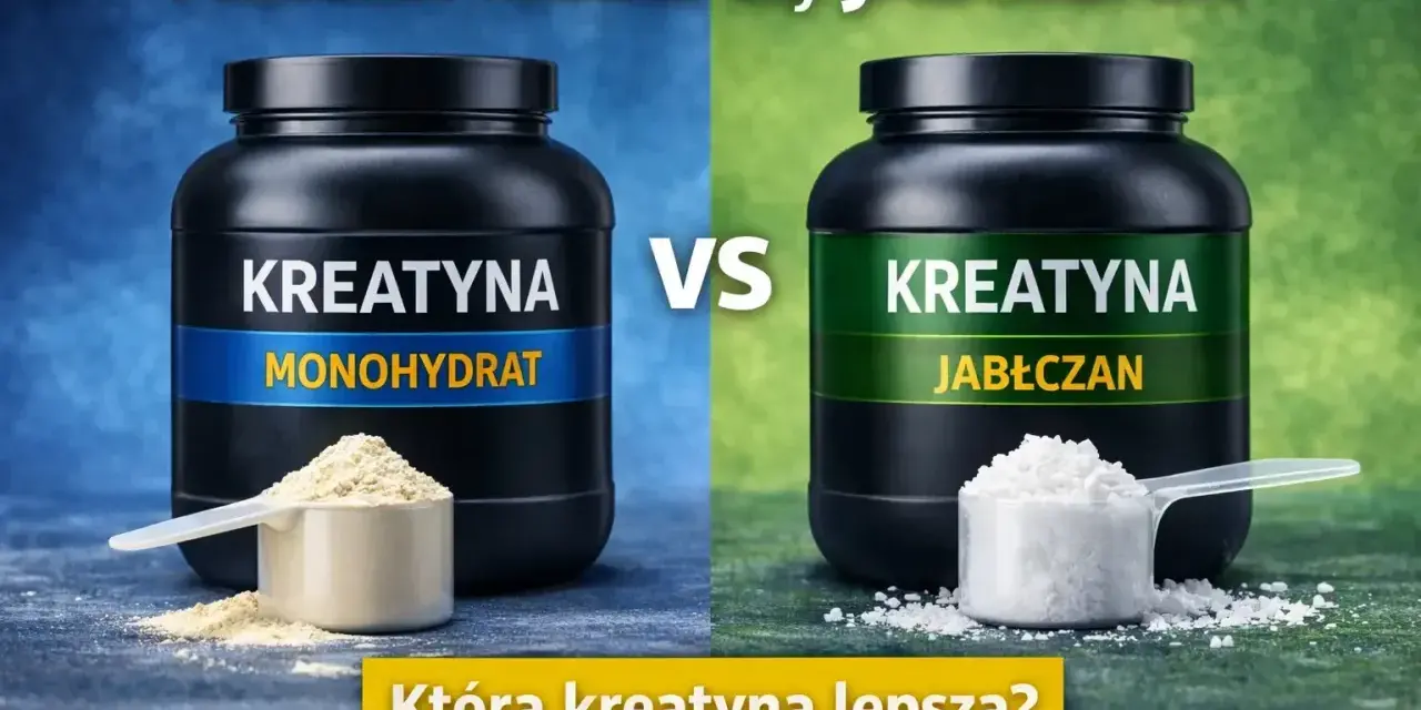 Monohydrat czy jabłczan? Dwa rodzaje kreatyny, a pytanie brzmi: jaka kreatyna najlepsza dla Ciebie?