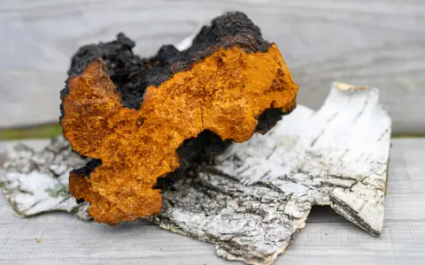 Chaga, znana ze swoich właściwości, może wywołać chaga skutki uboczne. Ten grzyb, o charakterystycznym pomarańczowo-czarnym wyglądzie, leży na korze brzozy.