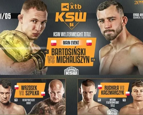Kiedy walki KSW? Sprawdź najbliższe terminy i szczegóły wydarzeń