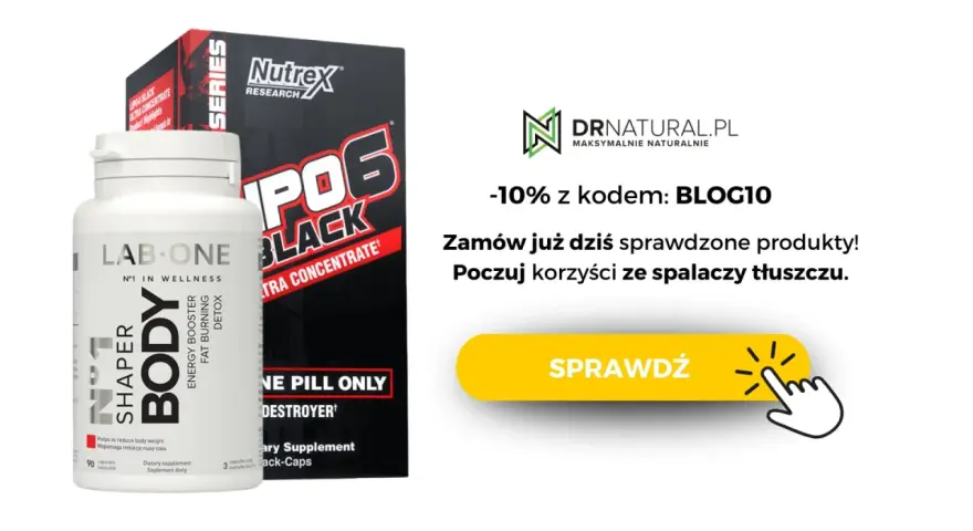 Suplementy na spalanie tłuszczu: Lab One Body Shaper i Nutrex Lipo-6 Black. Zamów i poczuj korzyści!